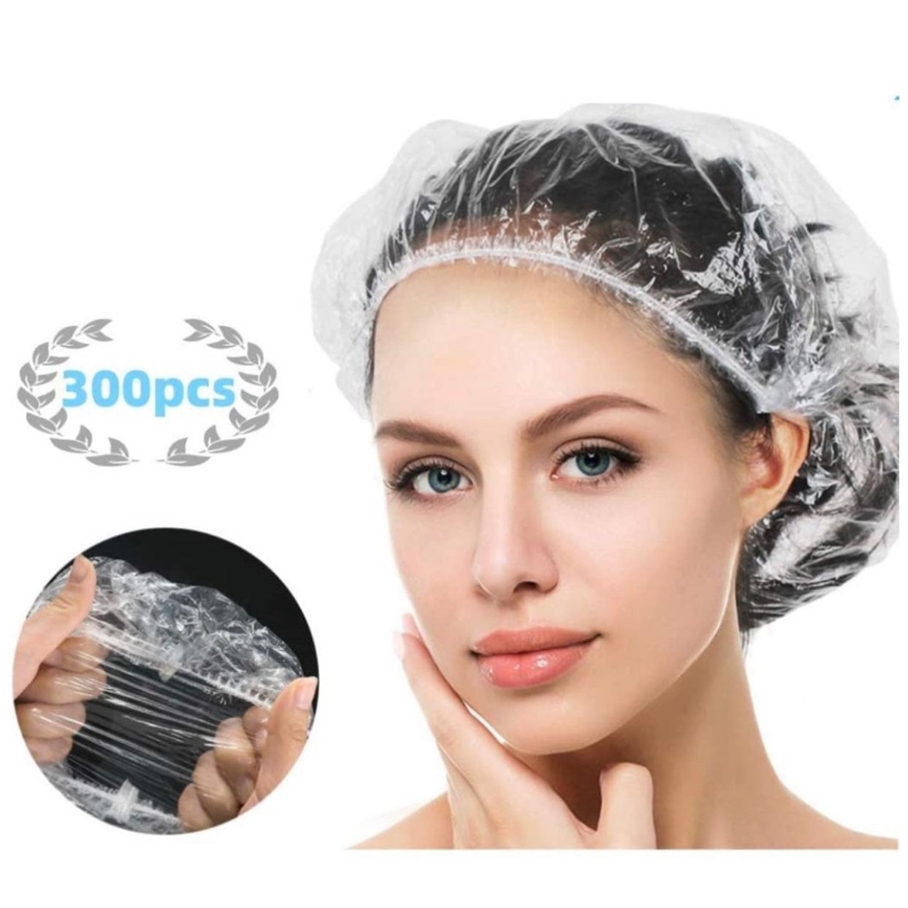300PCS Disposable Shower Caps, Large&Thick